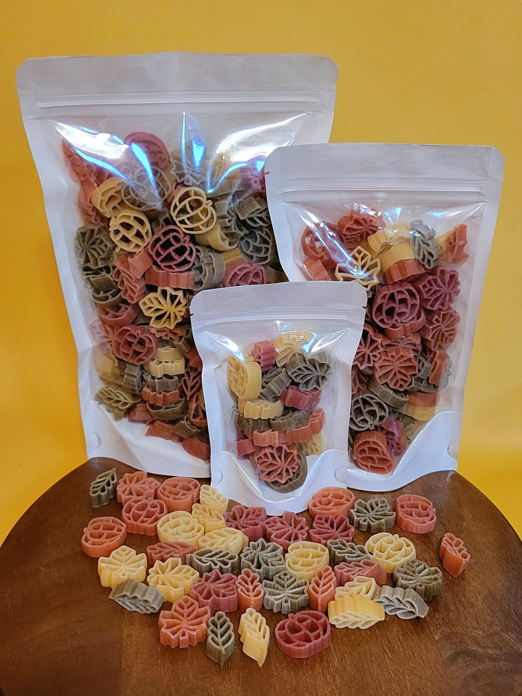 Fall Leaves Mix with Maple Leaves and Pumpkins